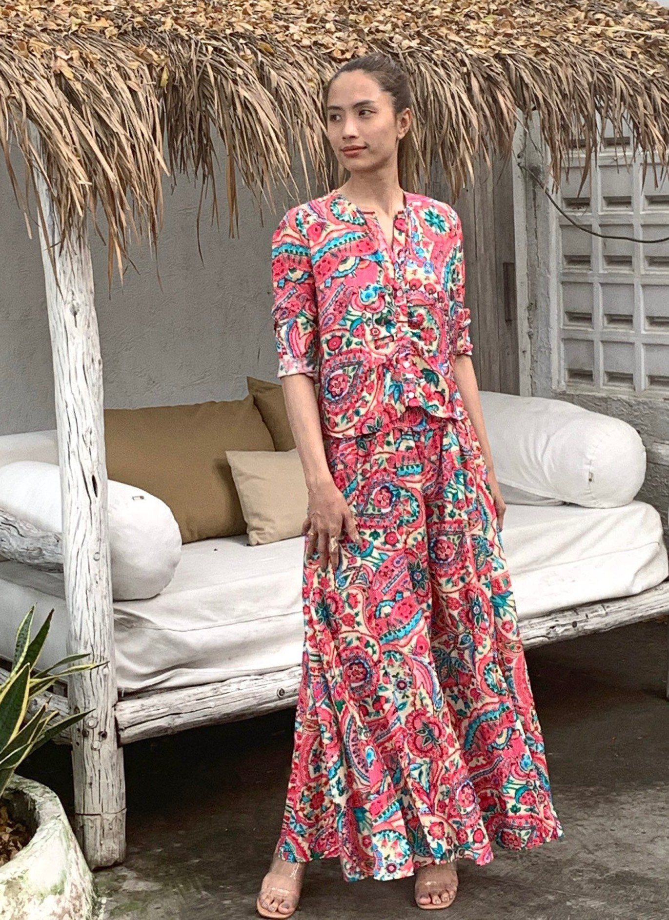 Quần Váy Xòe Cotton Cao Cấp Luna Llena