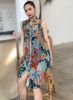 Đầm Sơ Mi Kết Cườm Cotton Isla Bonita