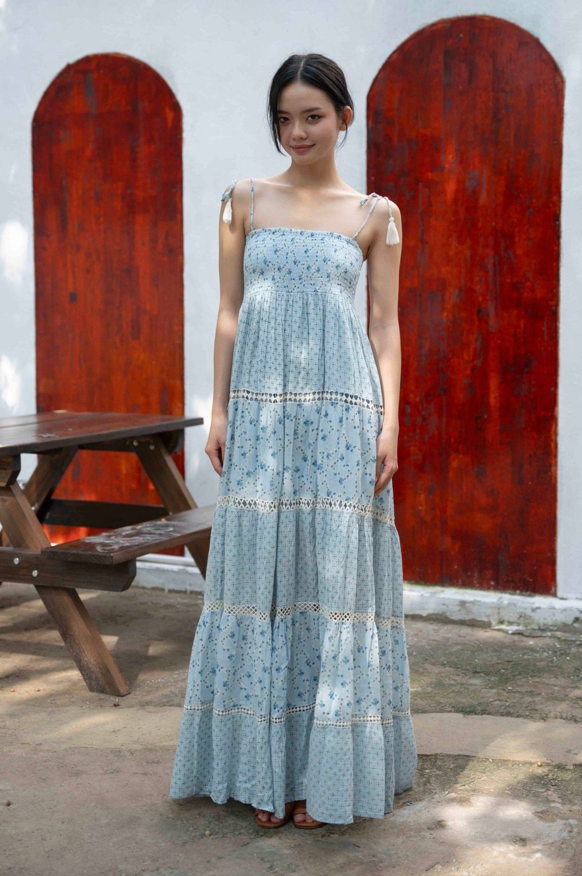 Maxi 2 Dây Cotton Isla Bonita