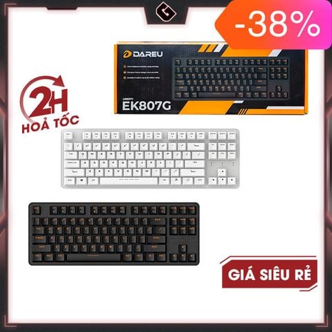 Bàn Phím Cơ Gaming Không Dây Dareu EK807G