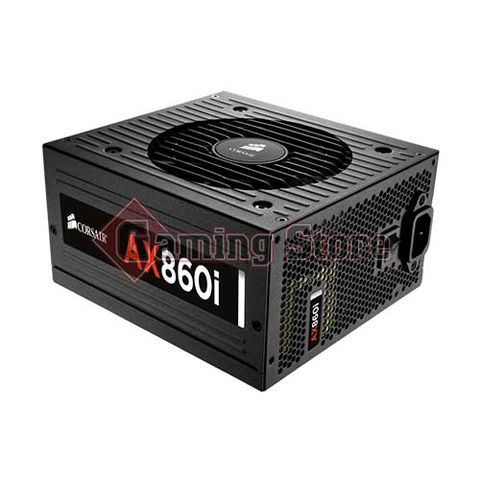 Corsair AX860i Digital ATX Power Supply — 860 Watt 80 PLUS® Platinum Certified Fully-Modular PSU