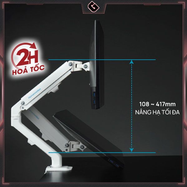 Giá Đỡ Màn Hình Máy Tính Human Motion T6