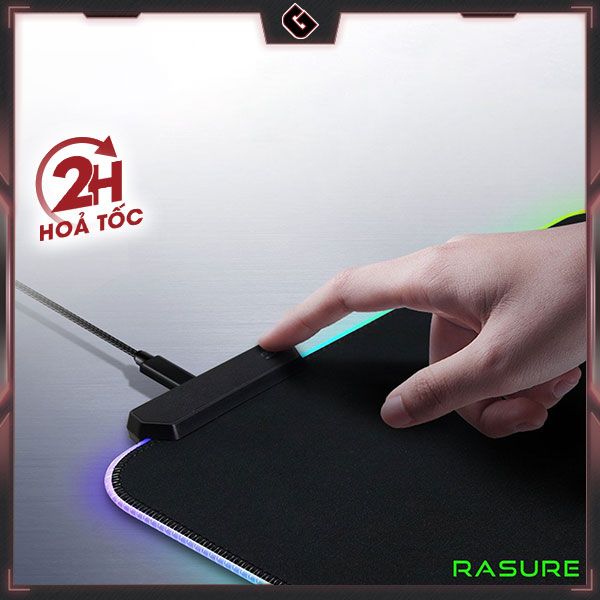 Miếng Lót Chuột Gaming Rasure Led RGB