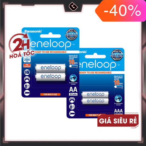 Pin Sạc Panasonic Eneloop AA / AAA