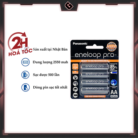 Pin Sạc Panasonic Eneloop Pro AA