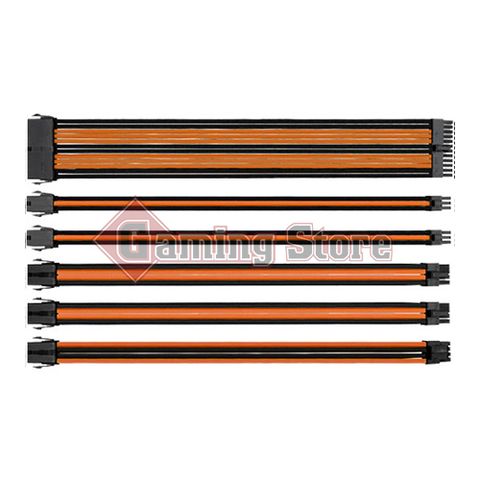 Thermaltake TtMod Sleeved Cable (Orange/Black)