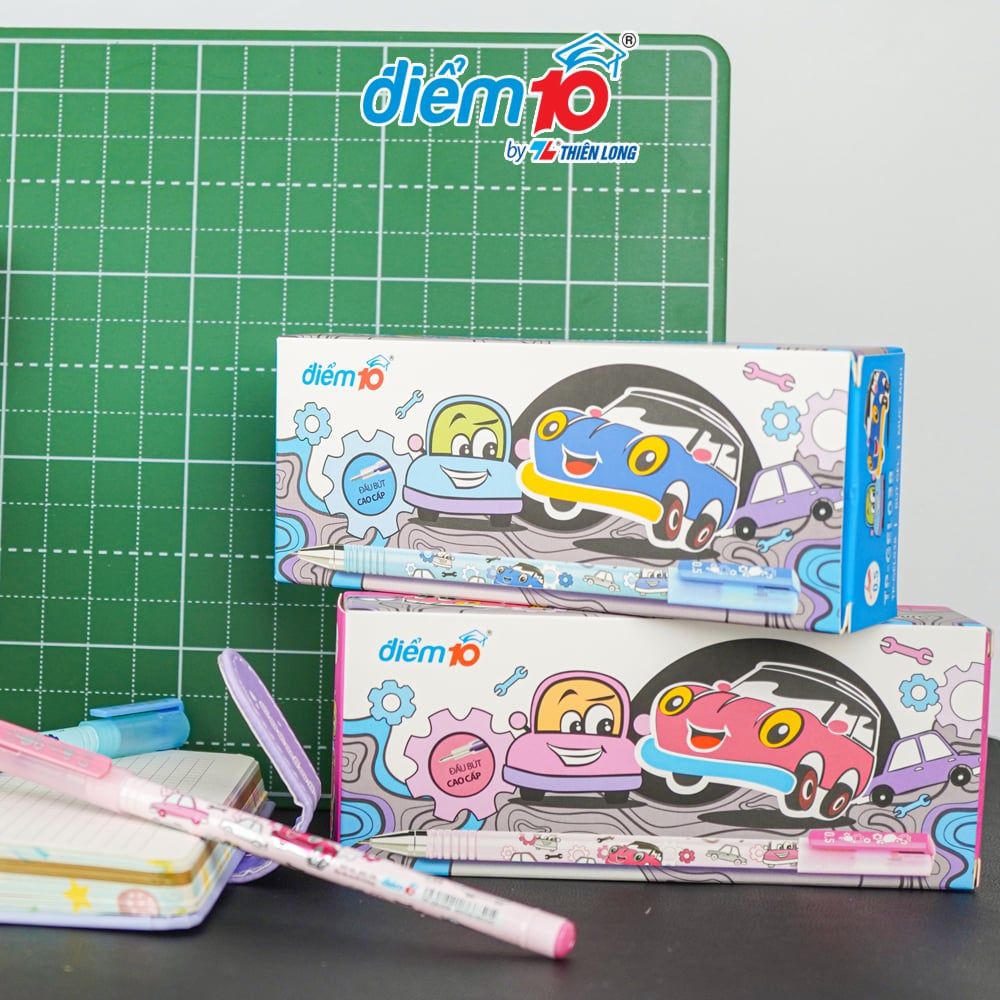 Combo 20 Bút gel Smooth Flowing Gel Ink Thiên Long Điểm 10 TP-GEL038