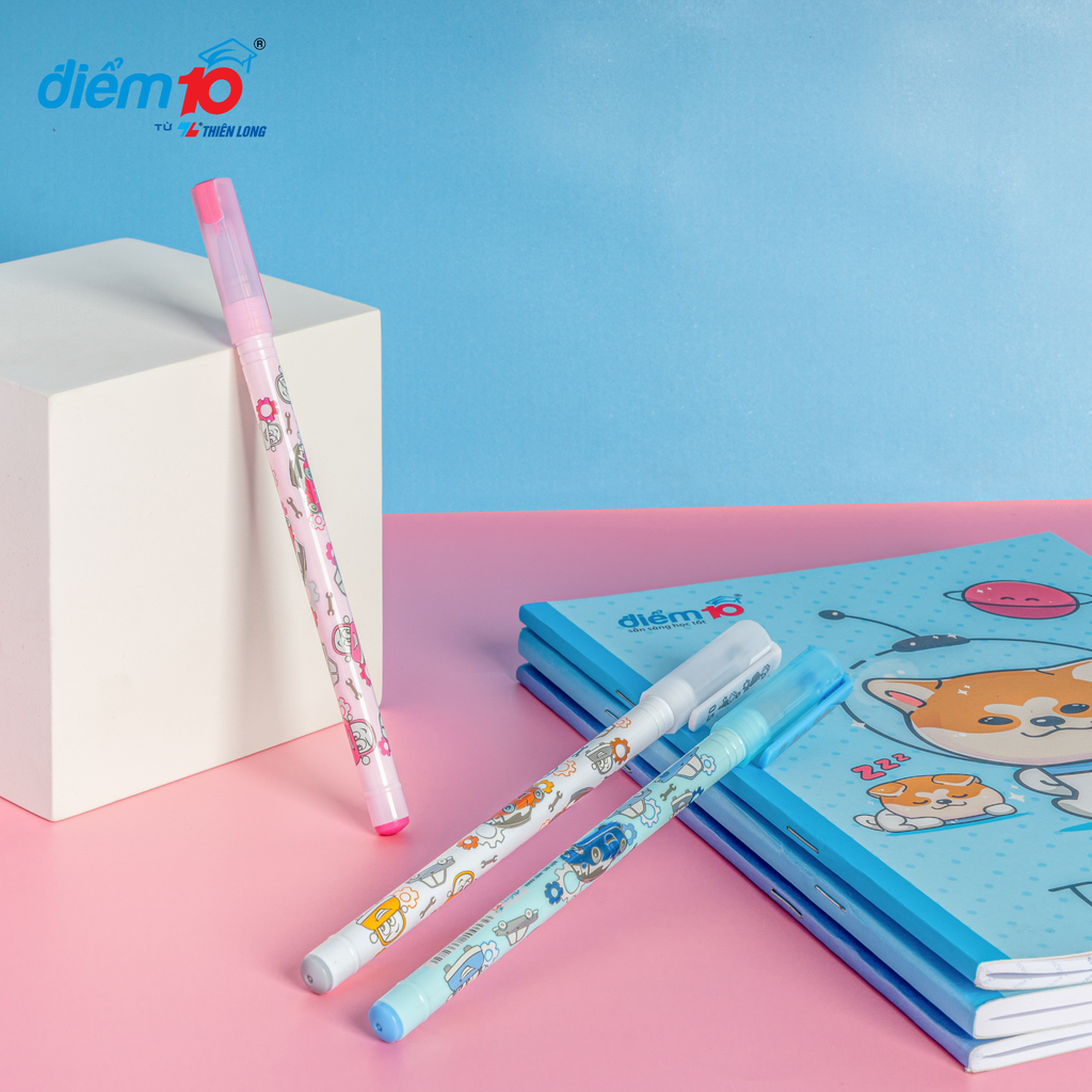 Bút gel Smooth Flowing Gel Ink Thiên Long Điểm 10 TP-GEL038