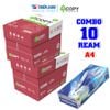  Combo giấy in văn phòng IK Copy 80 gsm tinh thông 