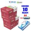  Combo giấy photo IK Copy A4 80 gsm tiết kiệm 