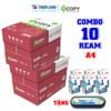  Combo giấy văn phòng IK Copy A4 80 gsm tiết kiệm 2 