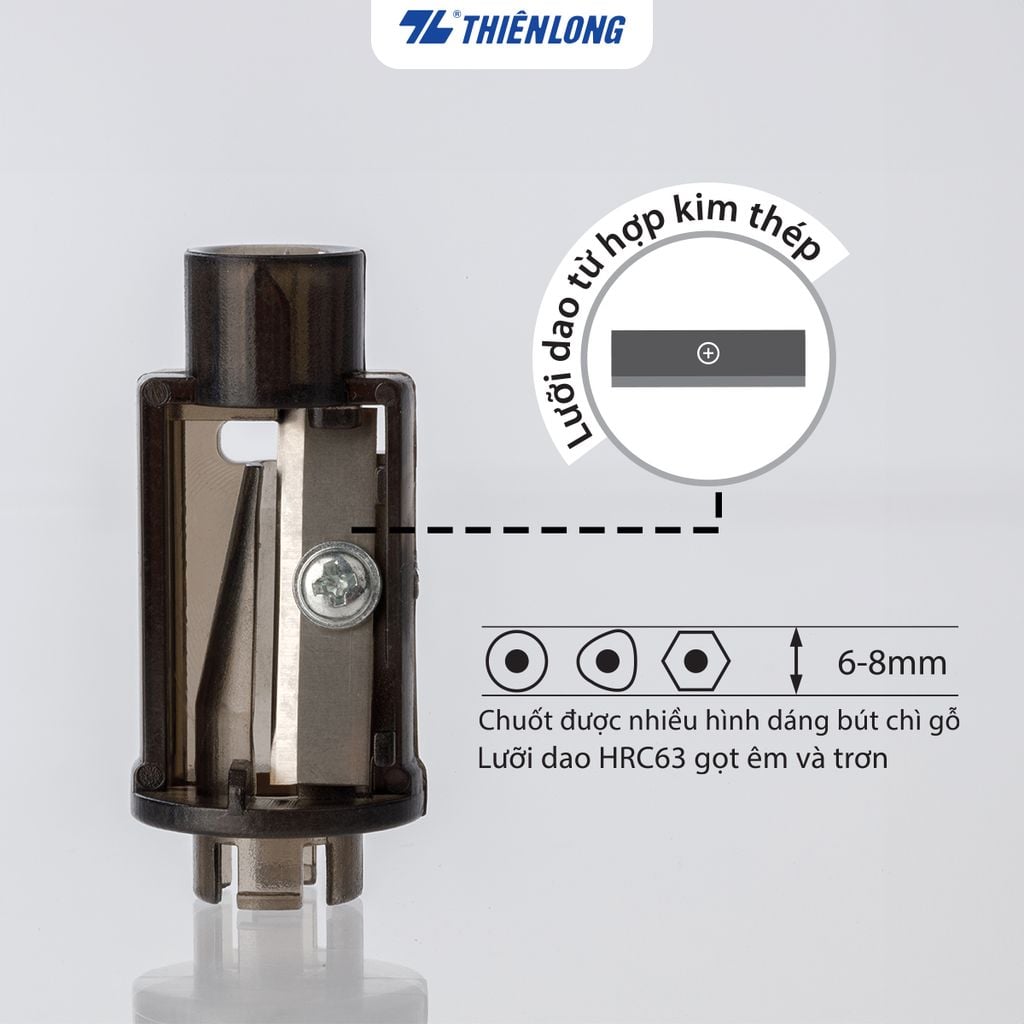 Bộ 02 lưỡi chuốt Thiên Long Flexio SER-001 - Dùng cho máy chuốt tự động SE-001