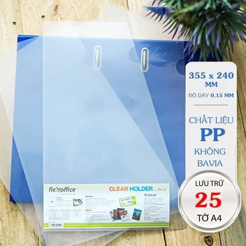 Bìa lá A4 Flexoffice FO-CH01