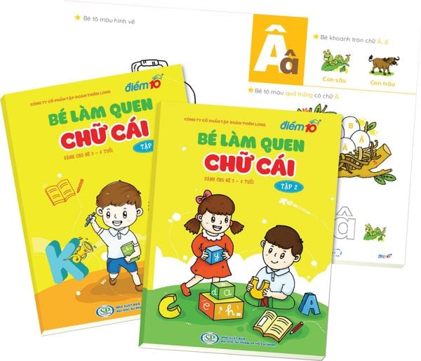 Bé Làm quen chữ cái 3-4 tuổi Thiên Long TP-LQCC01