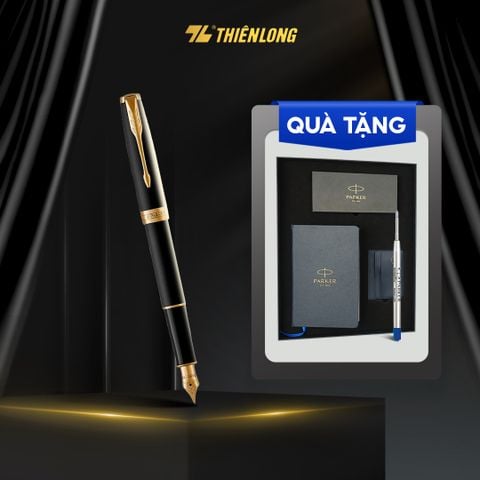 Bút máy cao cấp Parker Sonnet Matte Black GT TB-1950875