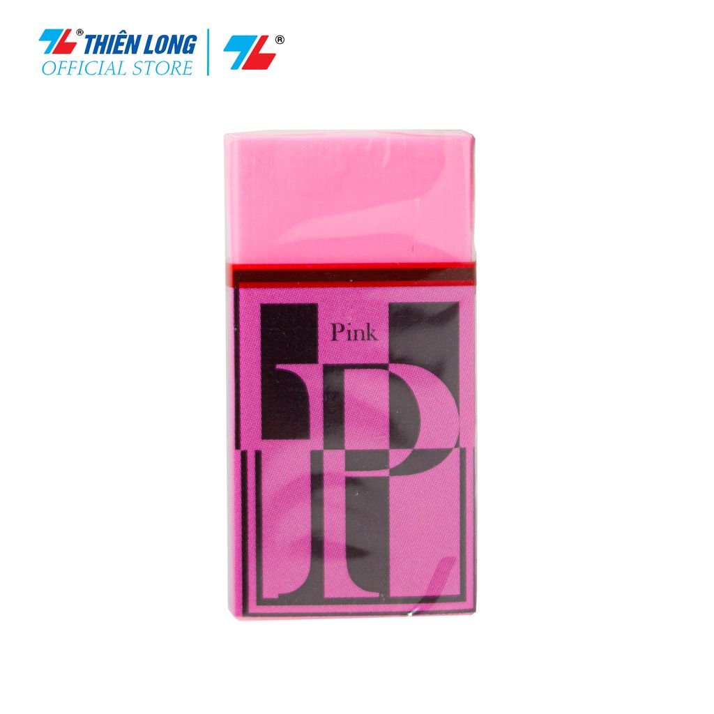 Gôm tẩy chì 'Siêu kul ngầu' Black & Pink Trendy Thiên Long E-011