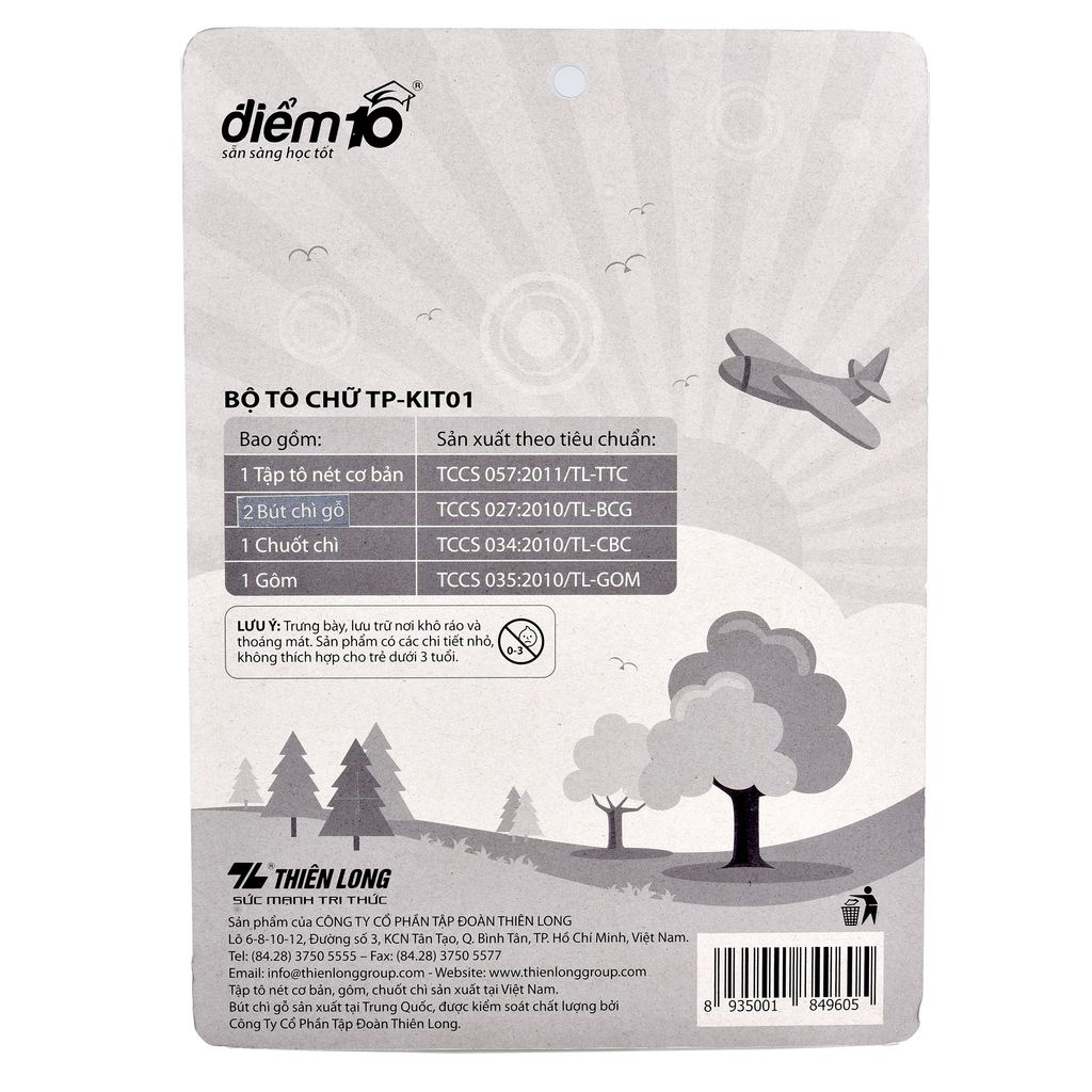 Bộ tô chữ  Điểm 10 TP-KIT01 (FS)