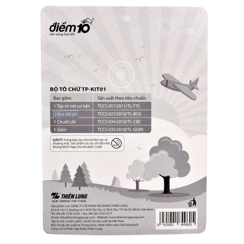 Bộ tô chữ  Điểm 10 TP-KIT01 (FS)