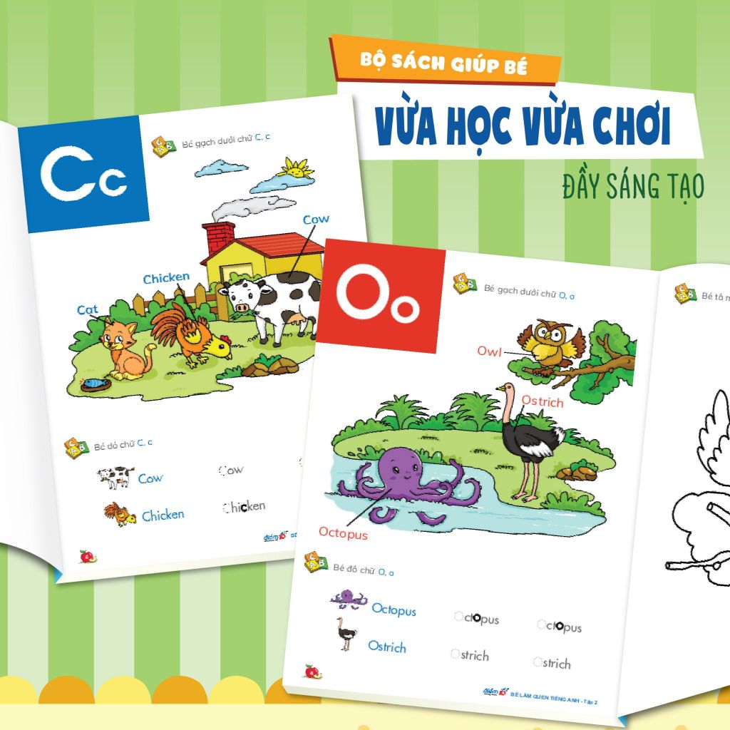 Bé làm quen tiếng Anh bộ 1 Điểm 10 TP-LQTA01