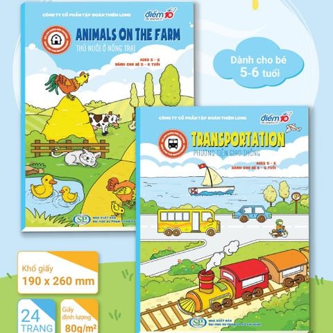 Sách giúp bé làm quen môi trường Điểm 10 TP-LQMT02 Tập 2