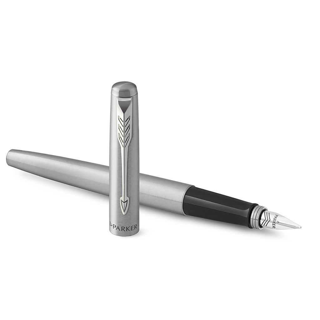 Bút máy cao cấp Parker Jotter Stainless Steel CT Fountain Pen M BLU GB 2030946