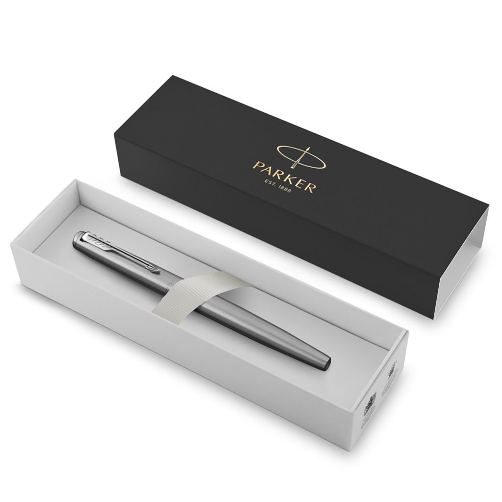 Bút máy cao cấp Parker Jotter Stainless Steel CT Fountain Pen M BLU GB 2030946