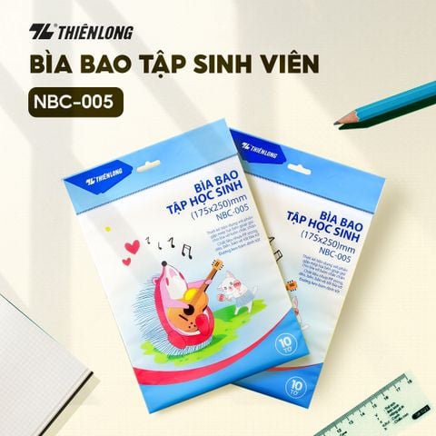 Túi 10 Bìa bao Tập sinh viên Thiên Long NBC-005