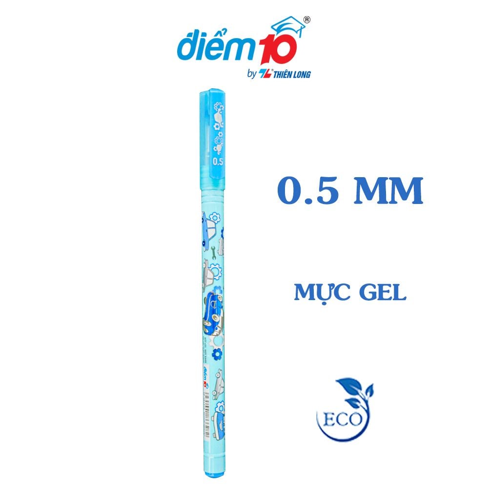 Bút gel Smooth Flowing Gel Ink Thiên Long Điểm 10 TP-GEL038