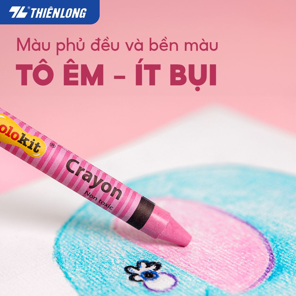 Bút sáp màu Jumbo Colokit CR-C034
