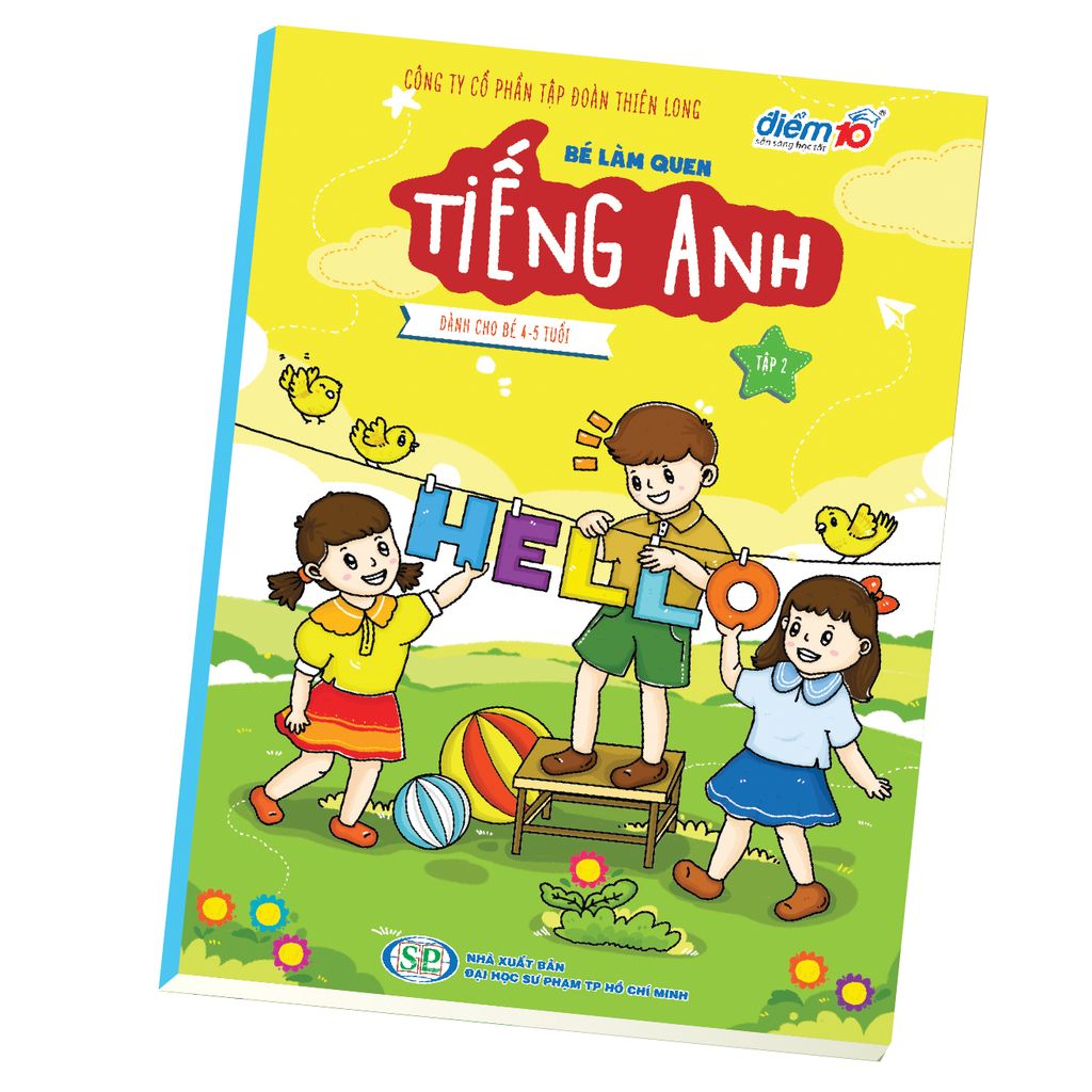 Bé làm quen tiếng Anh bộ 1 Điểm 10 TP-LQTA01
