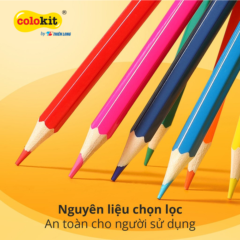 Bút Chì Màu Chuyên Nghiệp Dạng Lon Thiên Long Colokit – Thiên Long Shop