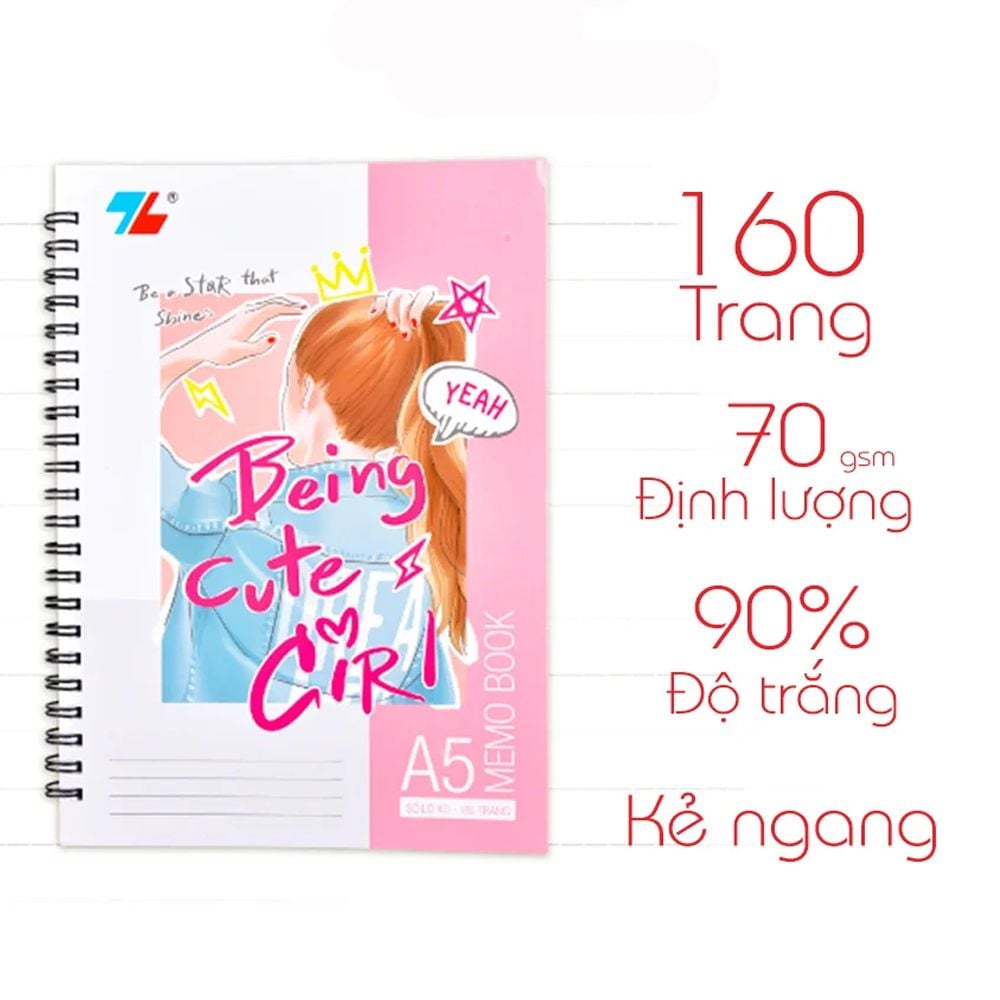 Sổ lò xo dọc A5 160T MB-004