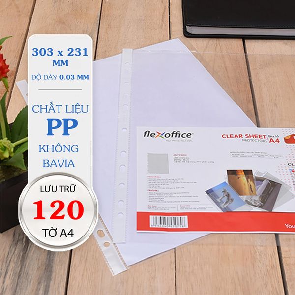 Bìa lỗ không viền A4 Thiên Long - Flexoffice FO - CS02 – Thiên Long Shop