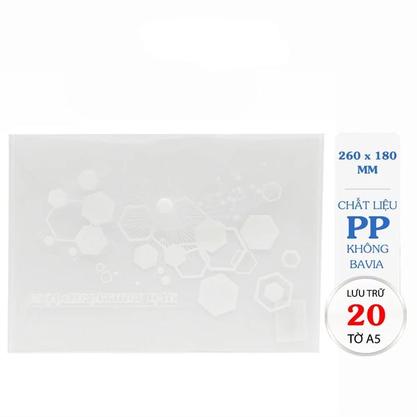 Bìa nút A5 Thiên Long Flexoffice FO-CBF06 - Trong suốt