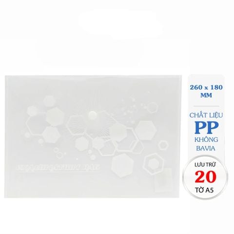 Bìa nút A5 Thiên Long Flexoffice FO-CBF06 - Trong suốt