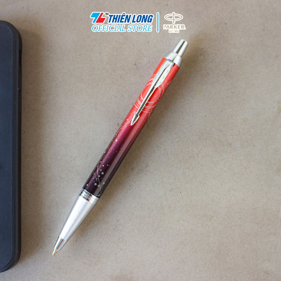 Bút bi Parker IM Special Edition Portal Red - Thép không gỉ - Ngòi 0.7mm - 2152998