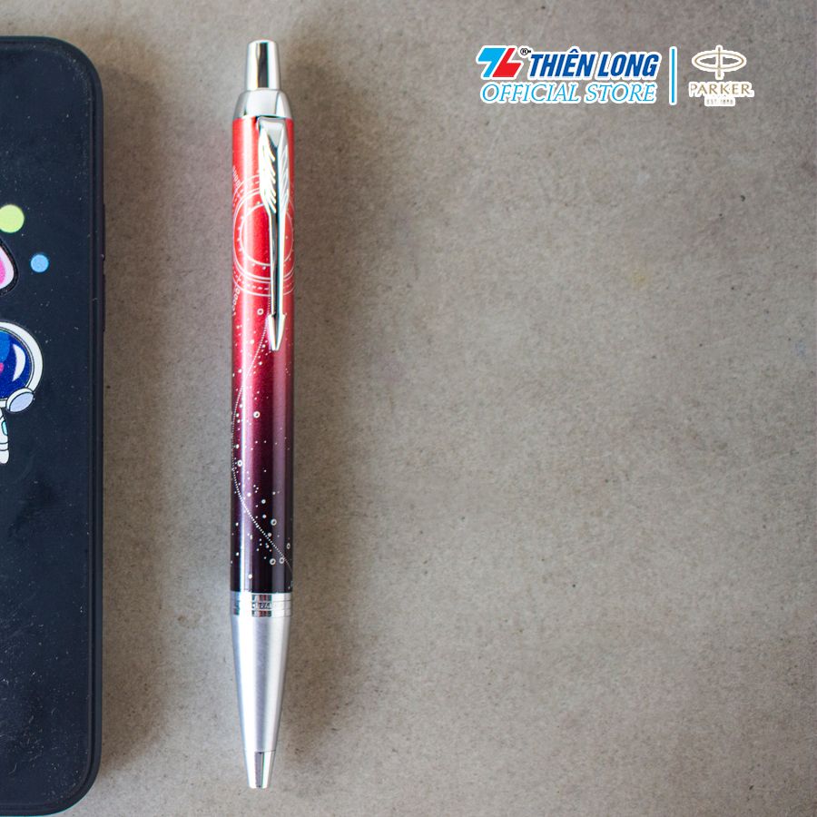 Bút bi Parker IM Special Edition Portal Red - Thép không gỉ - Ngòi 0.7mm - 2152998