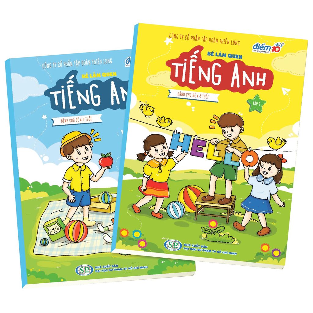 Bé làm quen tiếng Anh bộ 1 Điểm 10 TP-LQTA01