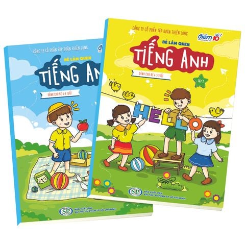 Bé làm quen tiếng Anh bộ 1 Điểm 10 TP-LQTA01