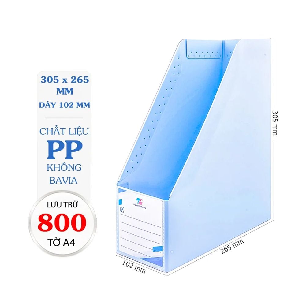 Khay hồ sơ nhựa Thiên Long PP A4 MF-01 (màu ngẫu nghiên)