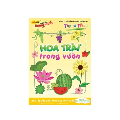 Tập tô màu Hoa trái trong vườn Thiên Long Colokit COB-C002