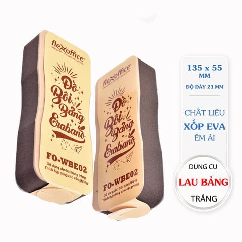 Lau bảng trắng Flexoffice FO-WBE02