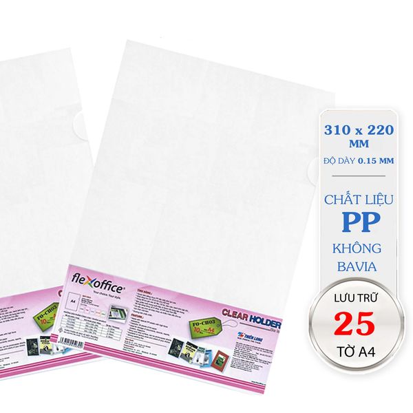 Bìa lá A4 Flexoffice FO-CH03