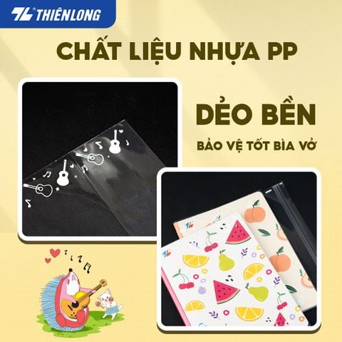 Túi 10 Bìa bao Tập sinh viên Thiên Long NBC-005