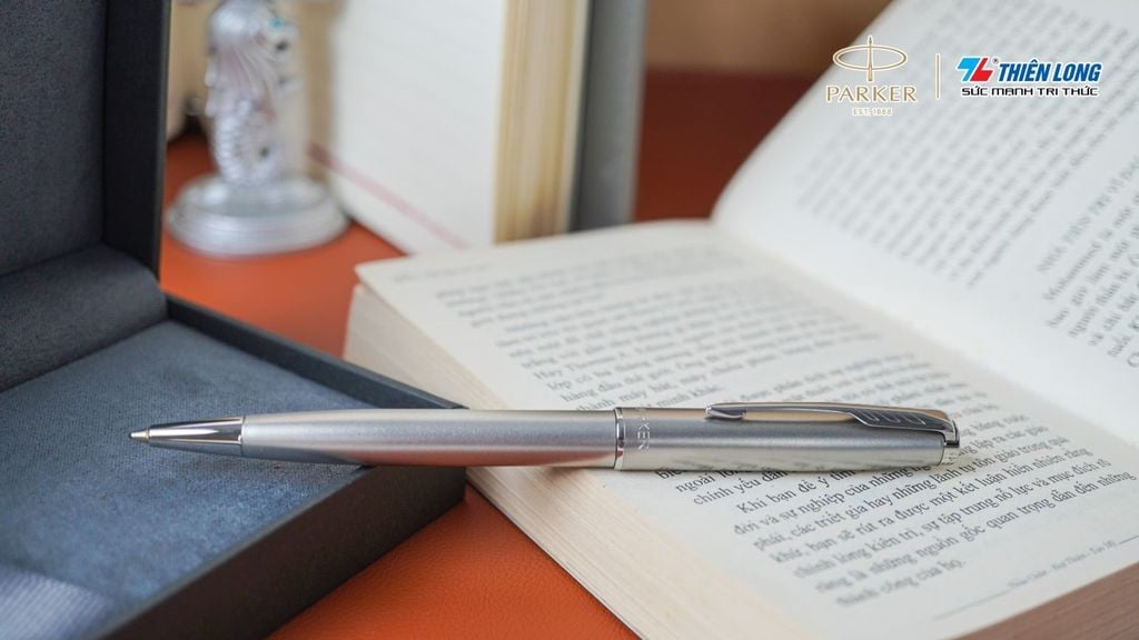 Bút bi cao cấp Parker SON X-SB StainSteel CT TB-2146880 - Thép không gỉ