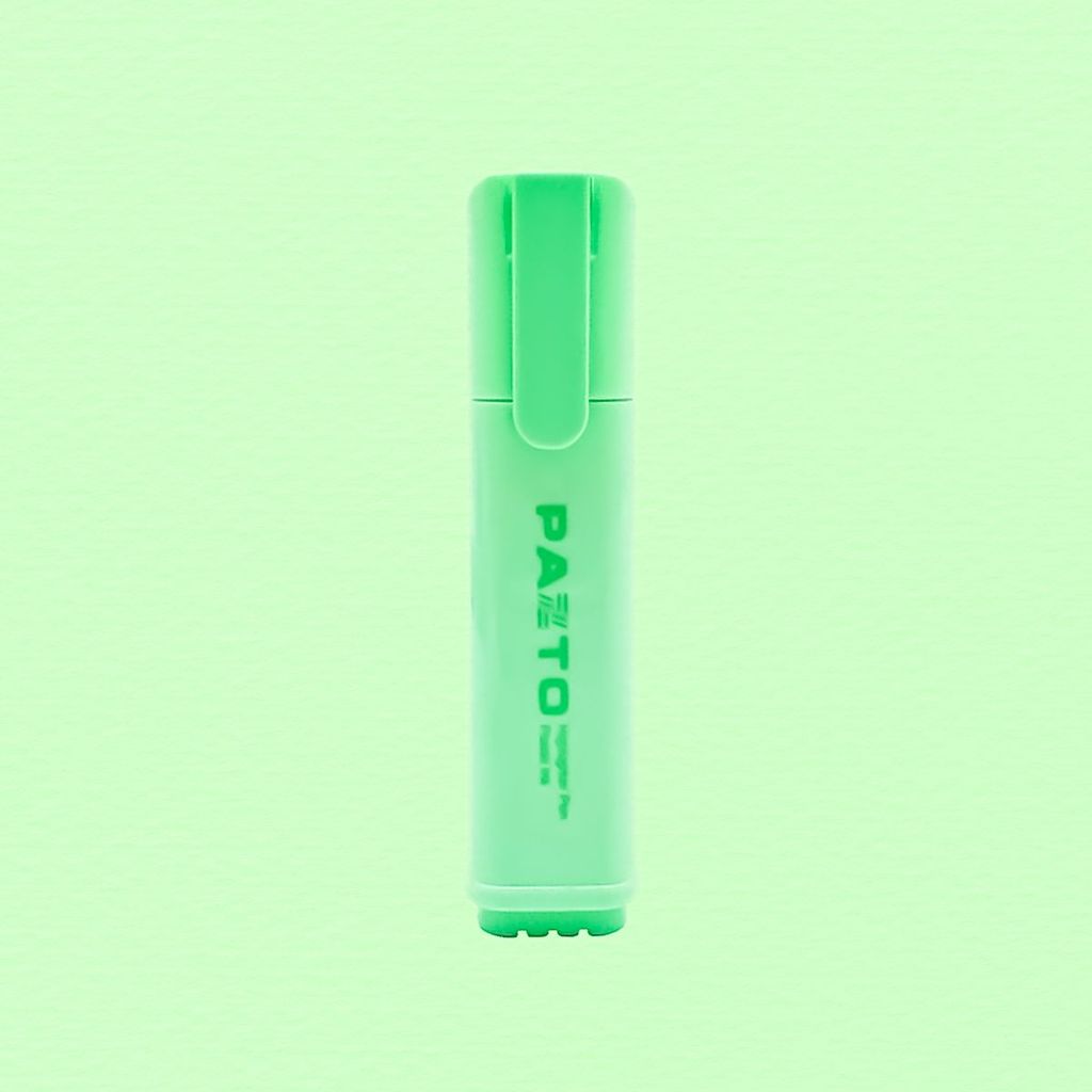 Combo 10 Bút dạ quang màu Pastel Thiên Long Flexoffice Pazto FO-HL009/VN - Bút dạ quang rửa được - Photocopy không làm mất nét chữ bên dưới