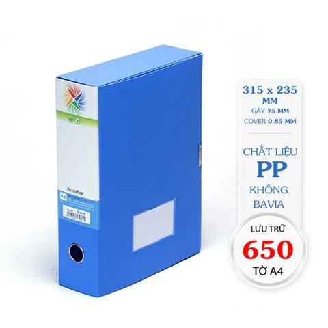 Bìa hộp Flexoffice PP 75A4 FO-BF02