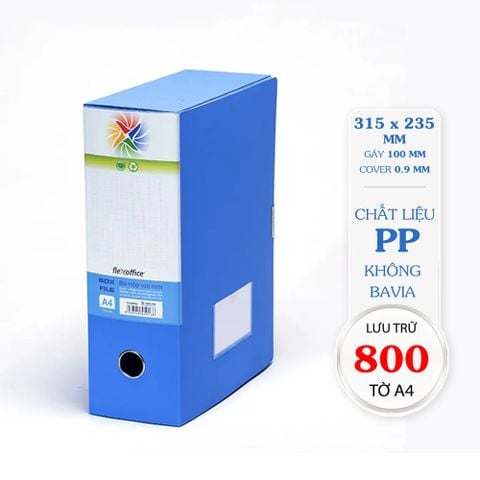 Bìa hộp Flexoffice PP 100A4 FO-BF03