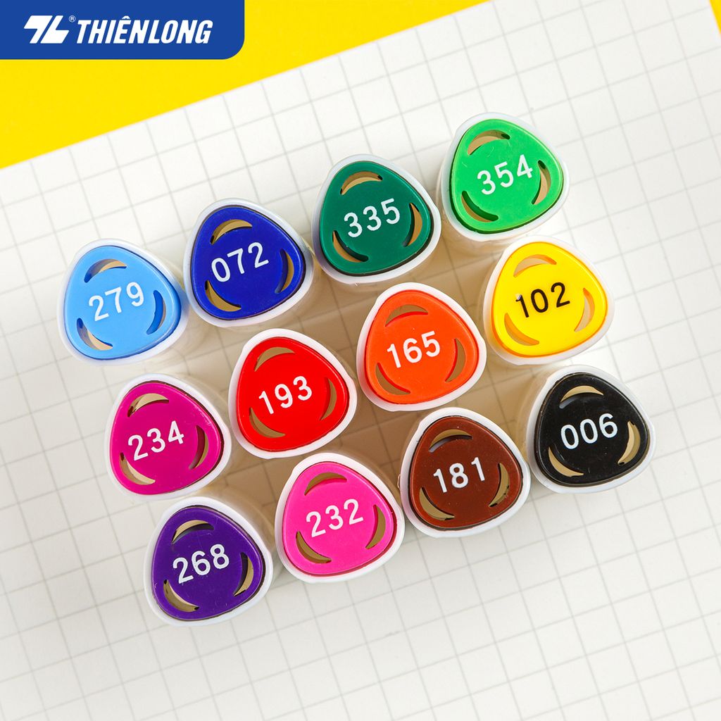 Bút dạ màu - bút marker 12 màu Thiên Long Colokit ART MARKER AM-C002 - Tặng sổ Sketch