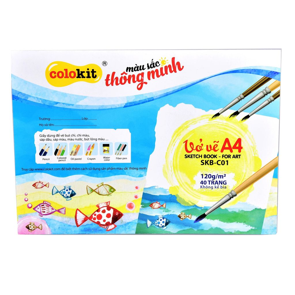 Bộ quà tặng sắc màu - họa cụ (Option 1)